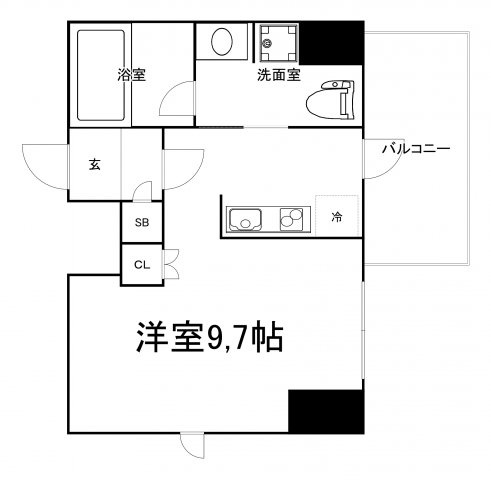 【間取り】 | リビオレゾン北浜天満橋
