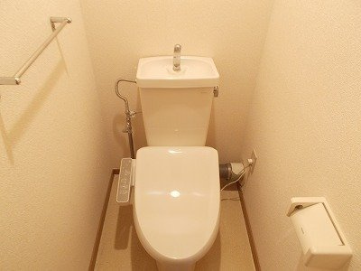 ハピネスＡのトイレ|トイレです