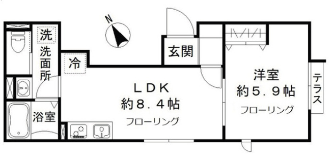 【間取り】 | ヒルトップテラス大井町