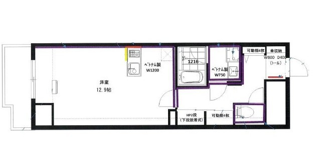 レジディア目白の間取り