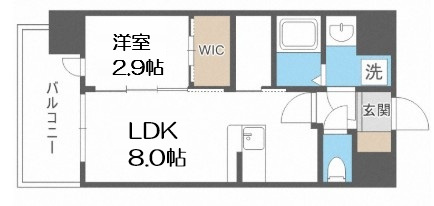 【間取り】 | セレニテ天六ミラク