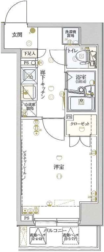 ヴェルト横浜ブライトコートの間取り