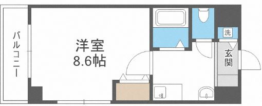釣鐘町エクセルハイツの間取り|釣鐘町エクセルハイツ　間取り