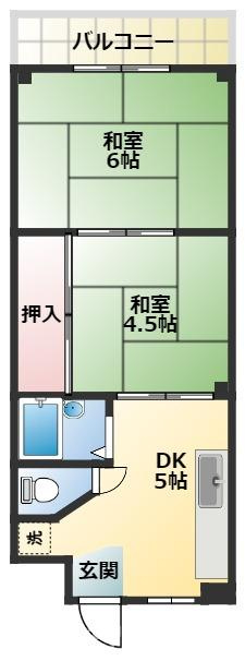 ラフォーレ古川橋の間取り