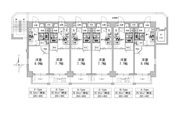 ミラージュパレス新梅田Rioの間取り