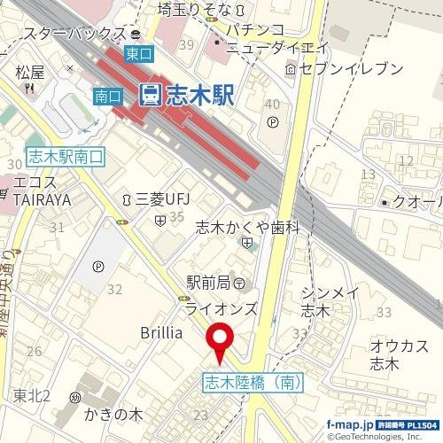 オリンポス新座・志木の地図