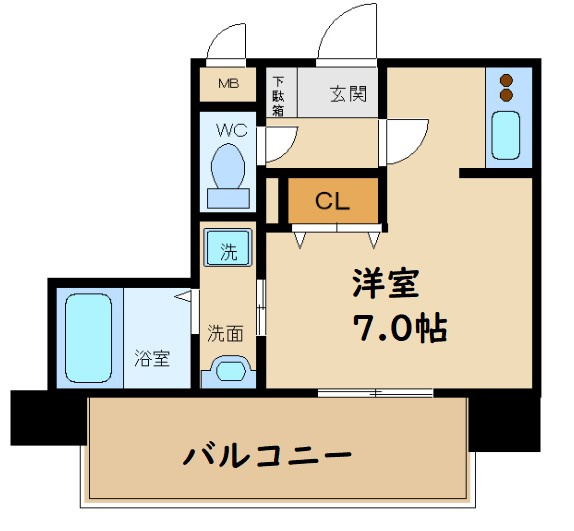 【間取り】 | ドゥーエ森ノ宮