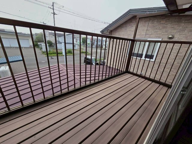 浪花町5丁目　中古住宅のバルコニー