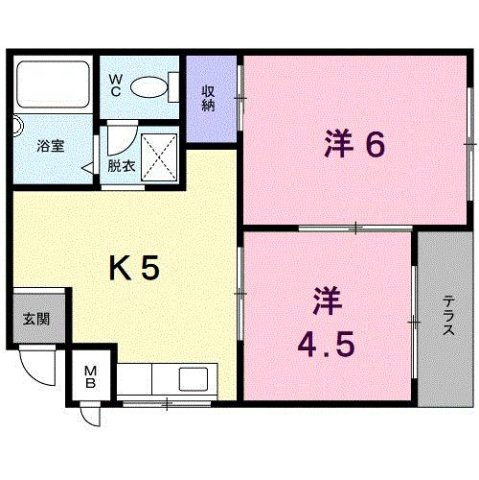 アーバンエセビの間取り