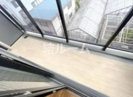 板橋区赤塚３丁目の賃貸マンションのバルコニー