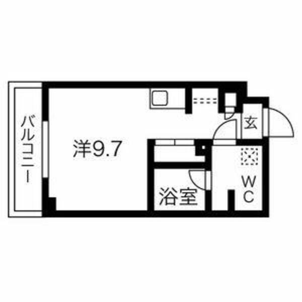 板橋区赤塚３丁目の賃貸マンションの間取り