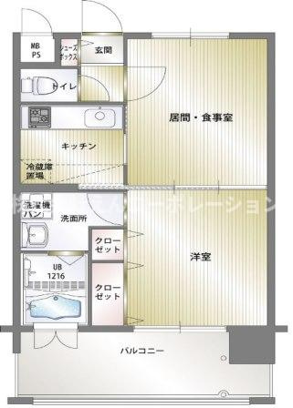 【間取り】 | エンクレスト薬院Ⅱ