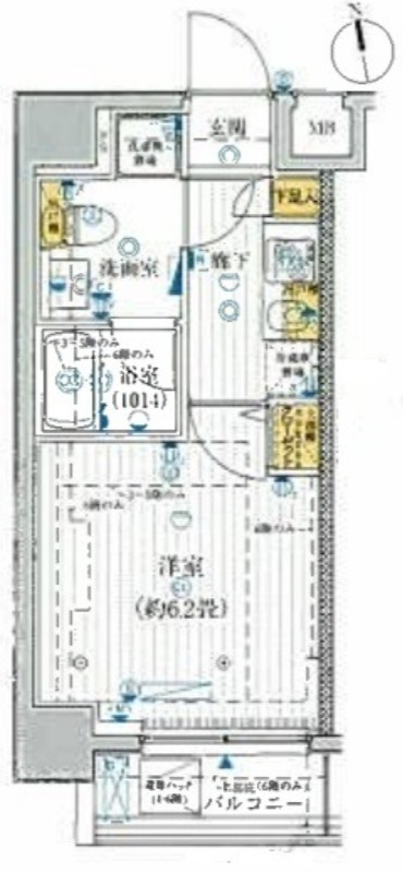 豊島区池袋４丁目の賃貸マンションの間取り