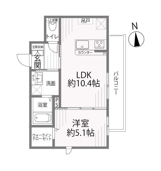 マノワール今里の間取り