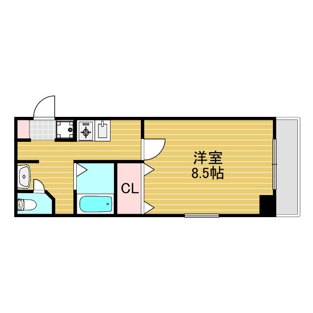 M’プラザ新大阪弐番館の間取り