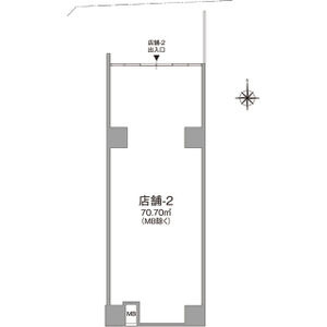 大阪市淀川区東三国１丁目の店舗事務所の間取り