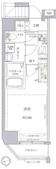 板橋区中板橋の賃貸マンションの間取り