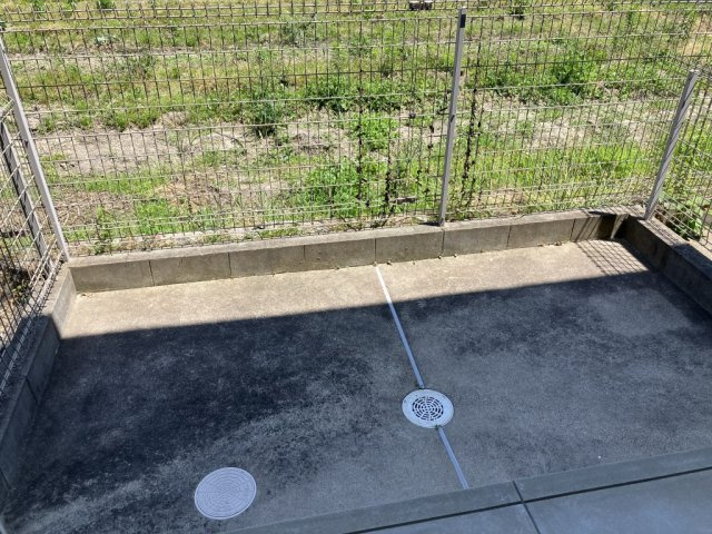 アジロガーデンのバルコニー