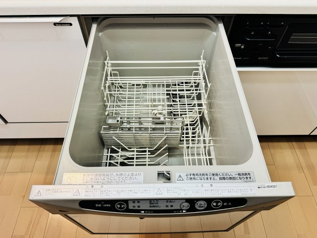 サンクレイドル八王子北野のキッチン|～食洗機付き　食事後の食器洗いはお任せ、家族でゆっくりとくつろげます～