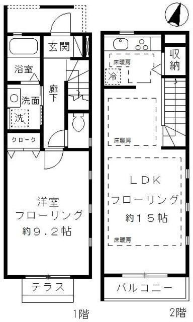 八雲Ｋ＆Ｆ（Ⅳ）の間取り