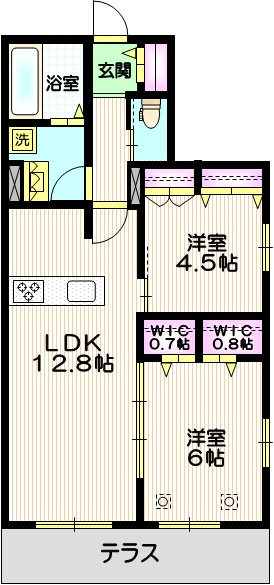 エスポワール大宮の間取り