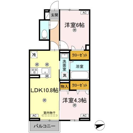 ブルージュの間取り