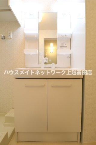 プラムコートの独立洗面台|洗髪洗面化粧台