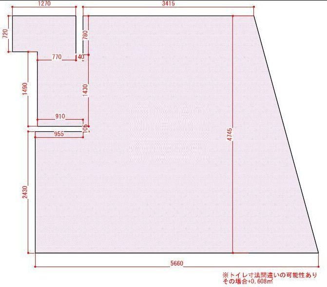 江東区北砂４丁目の店舗事務所の間取り