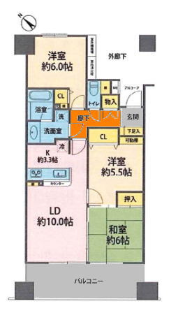 桶川市若宮　中古マンション
