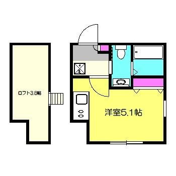 グロワール諏訪坂の間取り