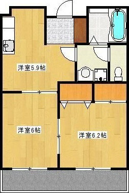 スクエア浄行寺の間取り