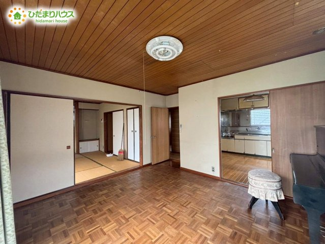 野田市柳沢　中古戸建　昭和53年築の居間・リビング
