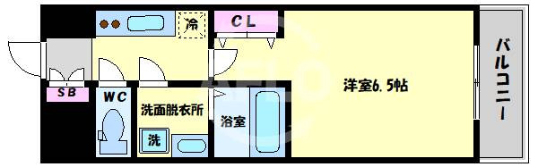 エスリード弁天町パークプレイスの間取り|エスリード弁天町パークプレイス　間取り