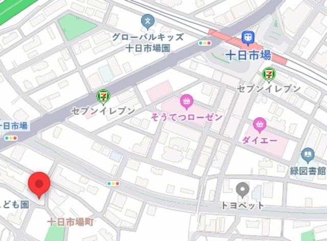 エテルナZEROの地図|周辺にはコンビニやスーパーもあり便利な立地です