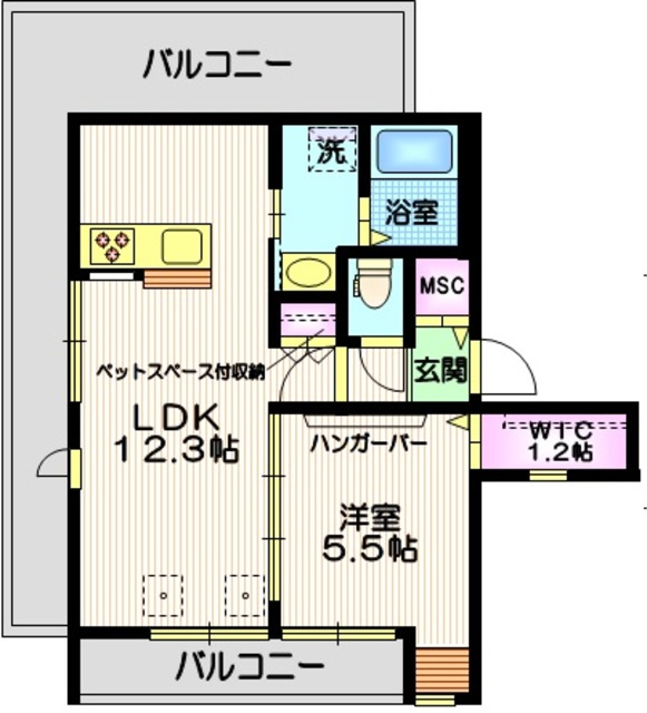 エテルナZEROの間取り