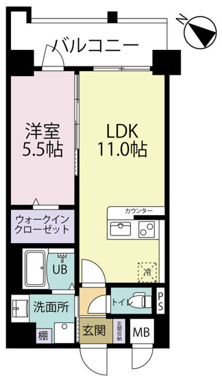 【間取り】 | エルグランド吉塚
