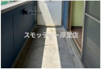 B.S天王寺のバルコニー