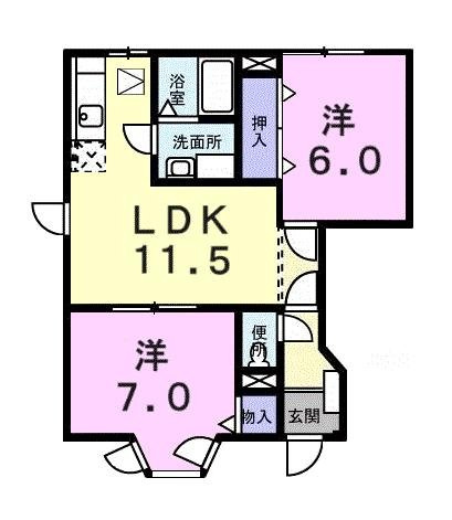 【間取り】 | ウエストコート　Ｃ