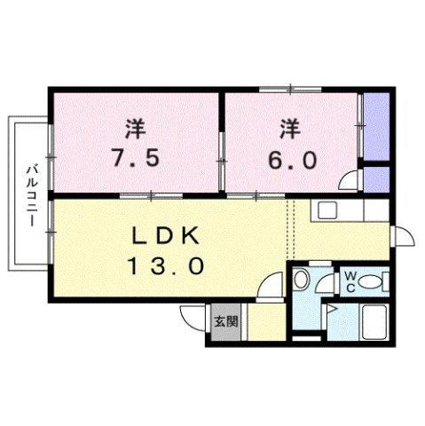 【間取り】 | フレグランス大内
