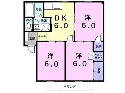 【間取り】 | シティハイツ沖