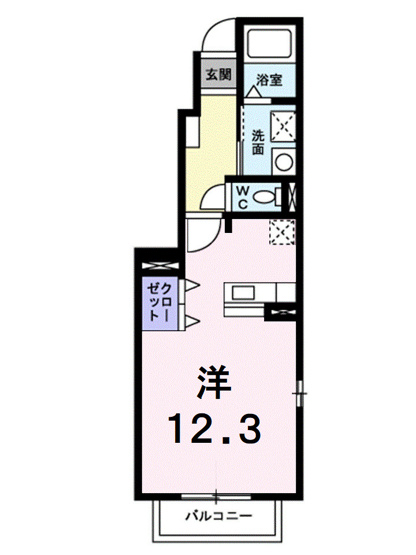 【間取り】 | クレメント・エヌ　Ｂ