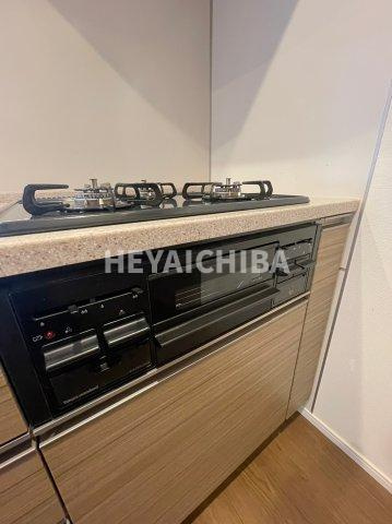 ステージファースト上野松が谷アジールコートのキッチン|グリル付