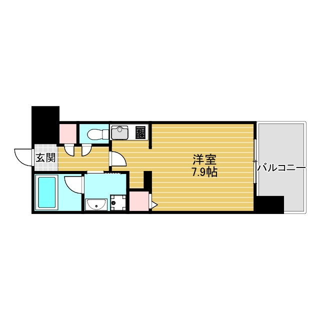 グランシス江坂の間取り