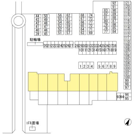 【区画図】 | サーパス三津弐番館