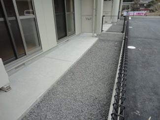 【庭】 | スカイヒルズ光　朝日　２DK | 専用庭
