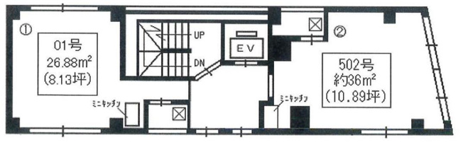 【間取り】 | 明賢元町ビル