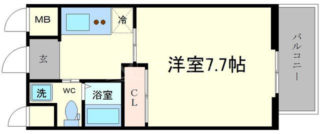 エグゼ西大阪の間取り