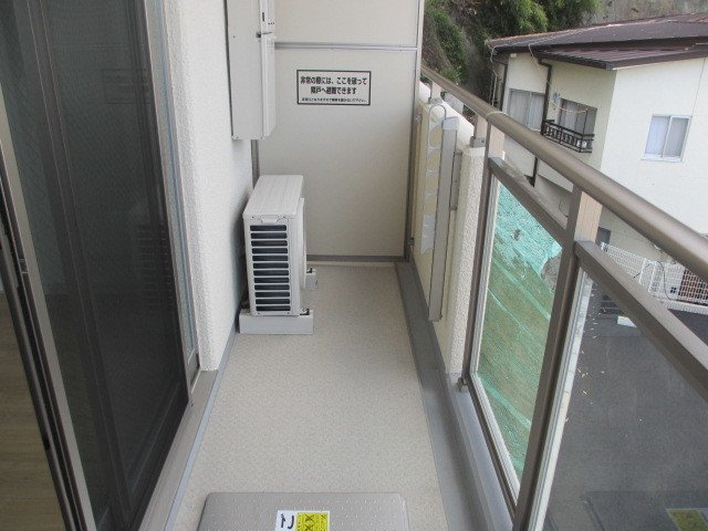 アベニューKOBE山本通りのバルコニー