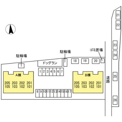 【区画図】 | プルミエール　A棟