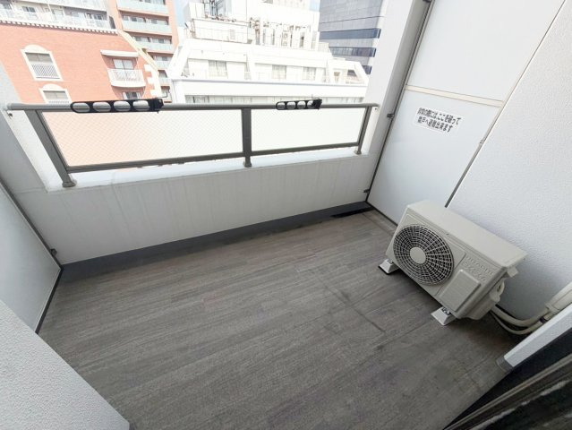 パークフラッツ江坂のバルコニー